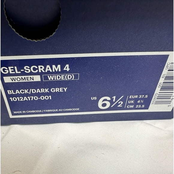 NWT ASICS Women's Gel-Scram 4 Running Shoes/ Size 6.5 - Picture 13 of 16